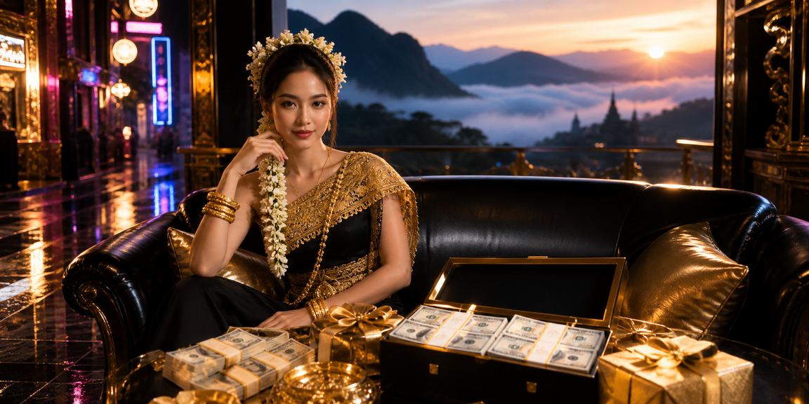 บรรยากาศห้องเดิมพันคาสิโนออนไลน์ TB688 ในยามค่ำคืน